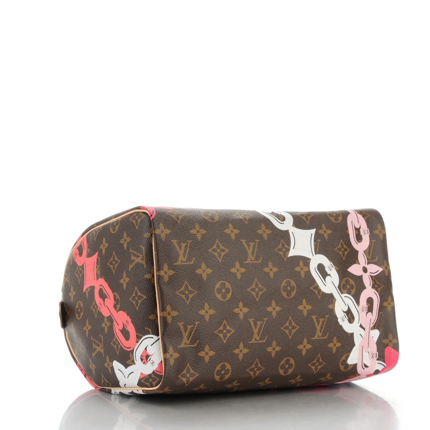 Louis Vuitton Monogram Bay Speedy 30 Rose Ballerine Poppy 4 of 8