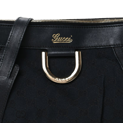 Gucci Monogram Small D Gold Ring Messenger Black 8 of 10