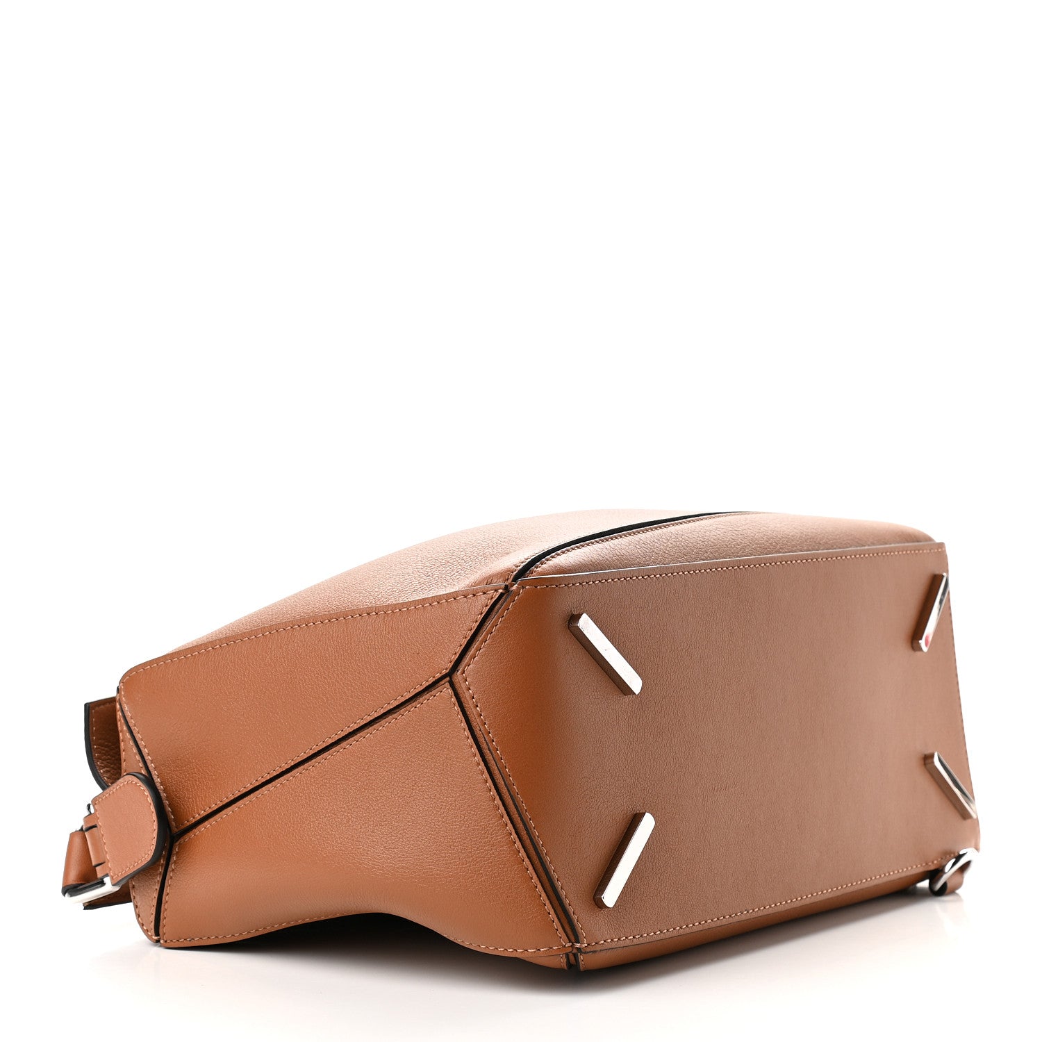Loewe Calfskin Medium Puzzle Bag Tan 4 of 9