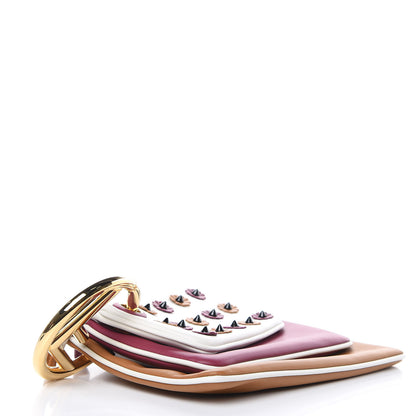 Fendi Calfskin F is Floral Triplette Pouch Set Multicolor 4 of 11
