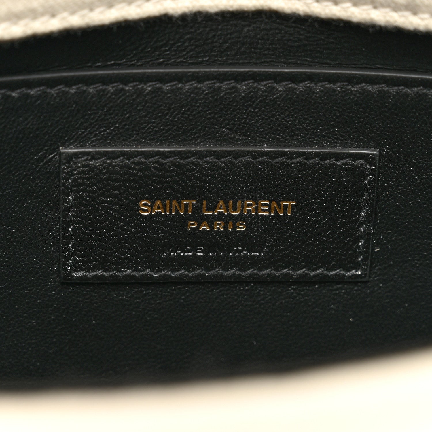 Saint Laurent Crinkle Cotton Patchwork Monogram Medium Jamie Vanilla Ice 7 of 9