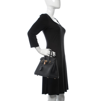 Hermes Togo Birkin 25 Black 2 of 37