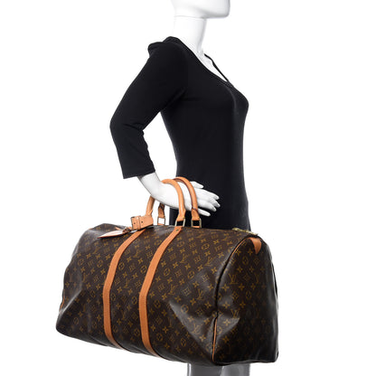 Louis Vuitton Monogram Keepall 55 2 of 15