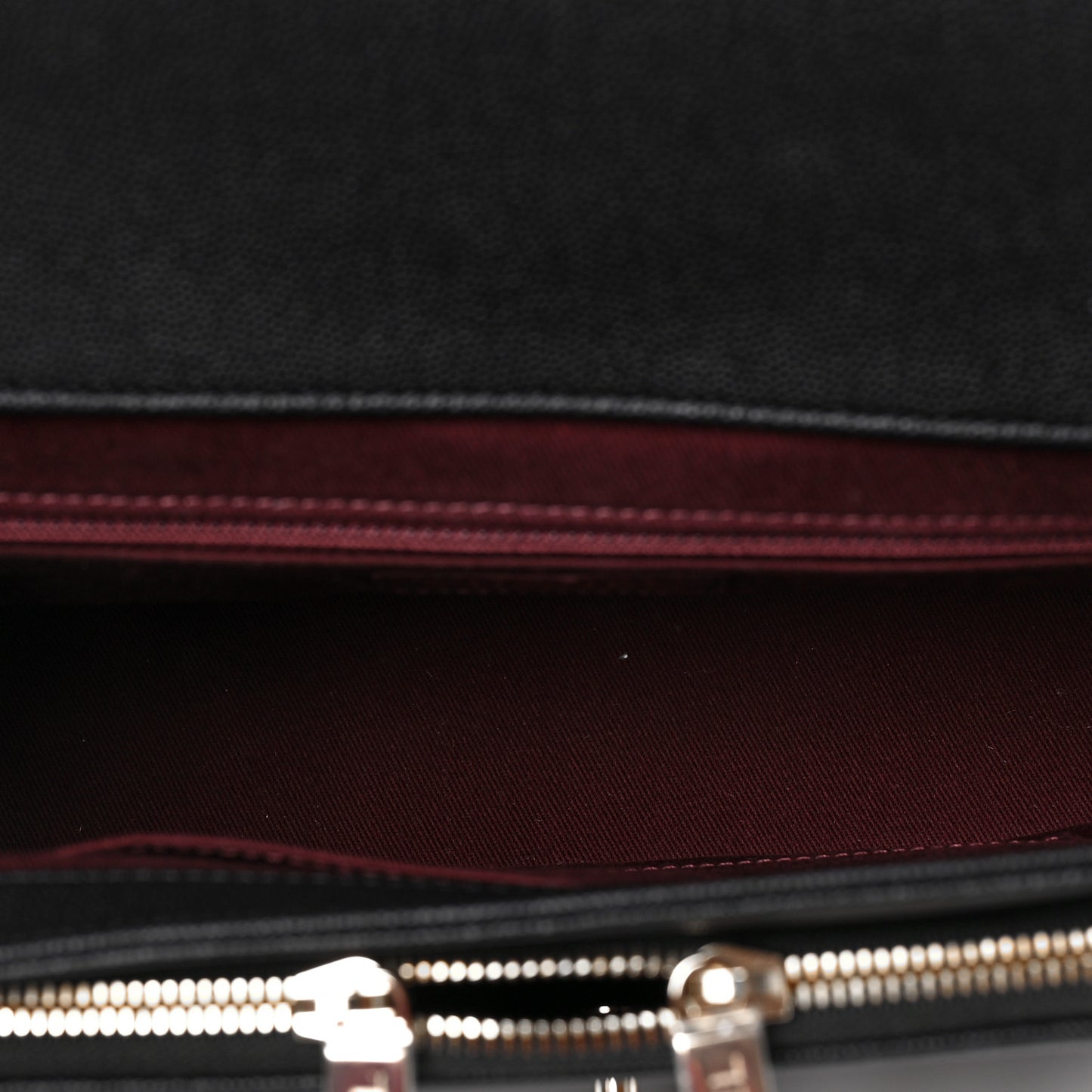 Caviar Quilted Large Business Affinity Flap Black