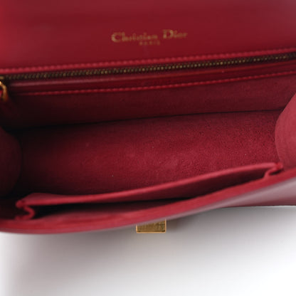 Christian Dior Calfskin Studded Medium Diorama Flap Bag Red 5 of 8