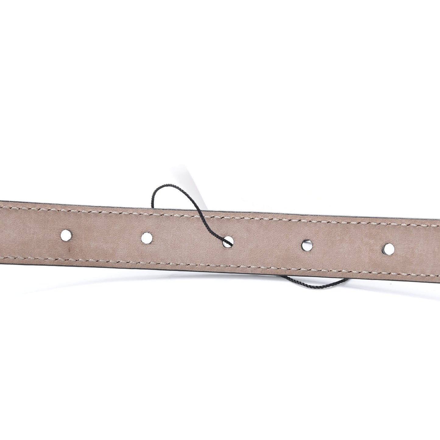 Calfskin Skinny Studded Belt 75 30 Black