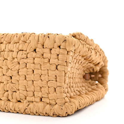 Salvatore Ferragamo Raffia Miss Vara Bow Chain Bag Natural 11 of 11