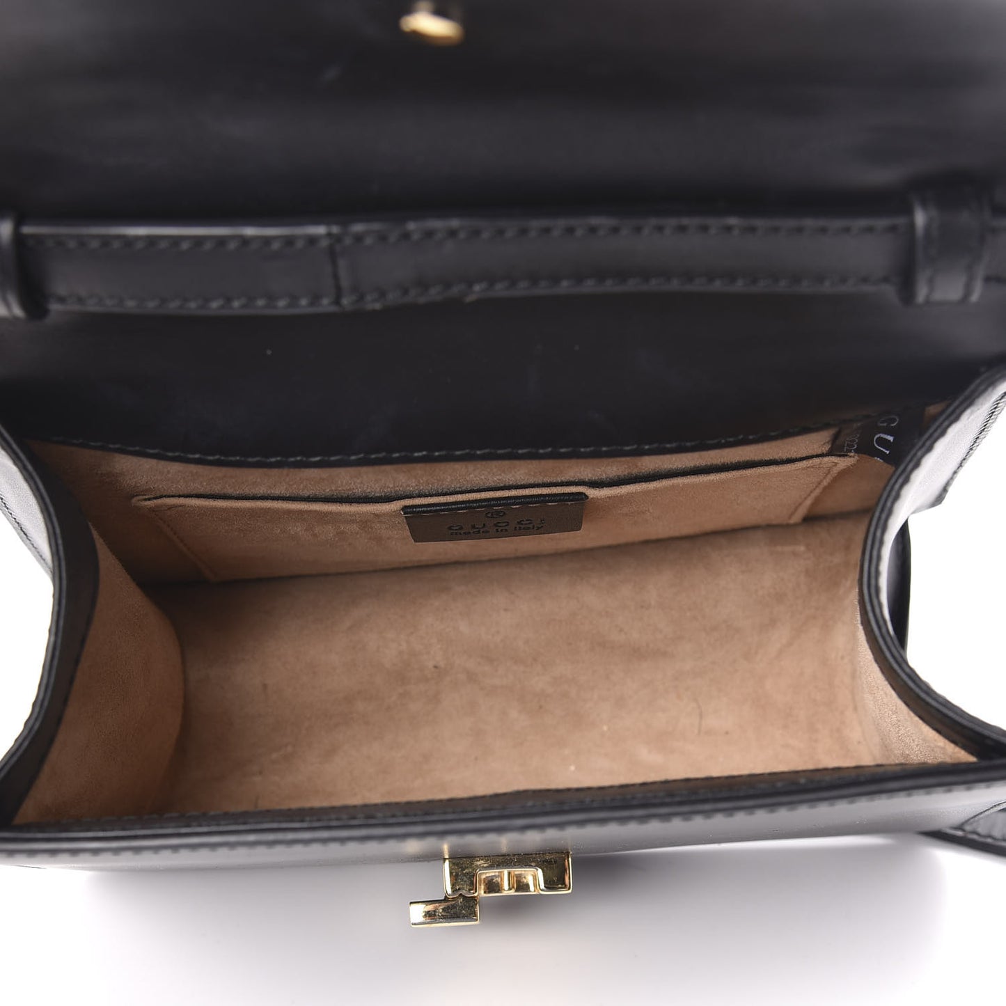 Calfskin Mini Sylvie Top Handle Bag Black