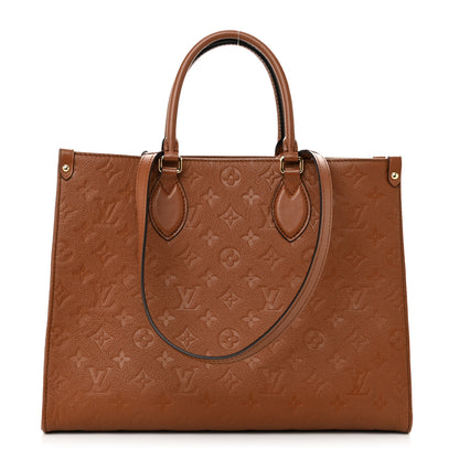 Louis Vuitton Empreinte Monogram Onthego MM Cognac 1 of 9