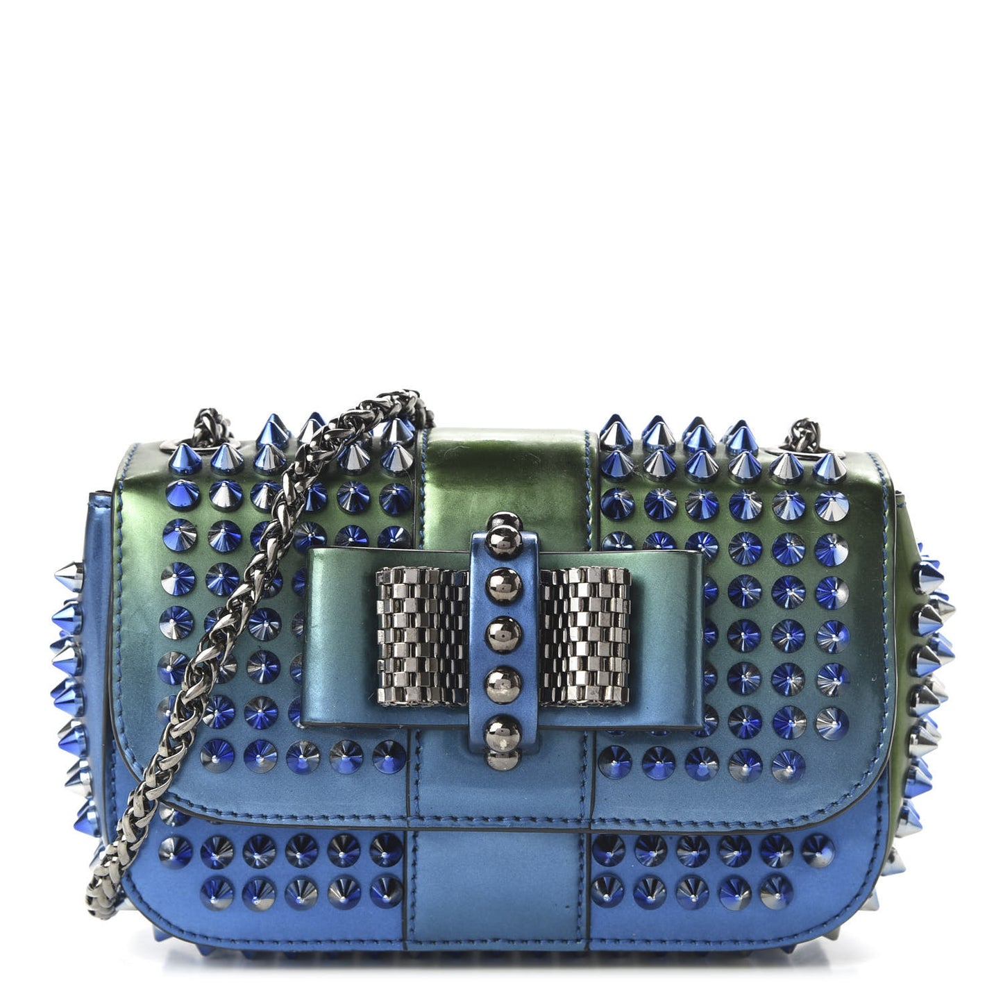 Patent Scarabe Spikes Sweety Charity Crossbody Bag Ocean Amazon