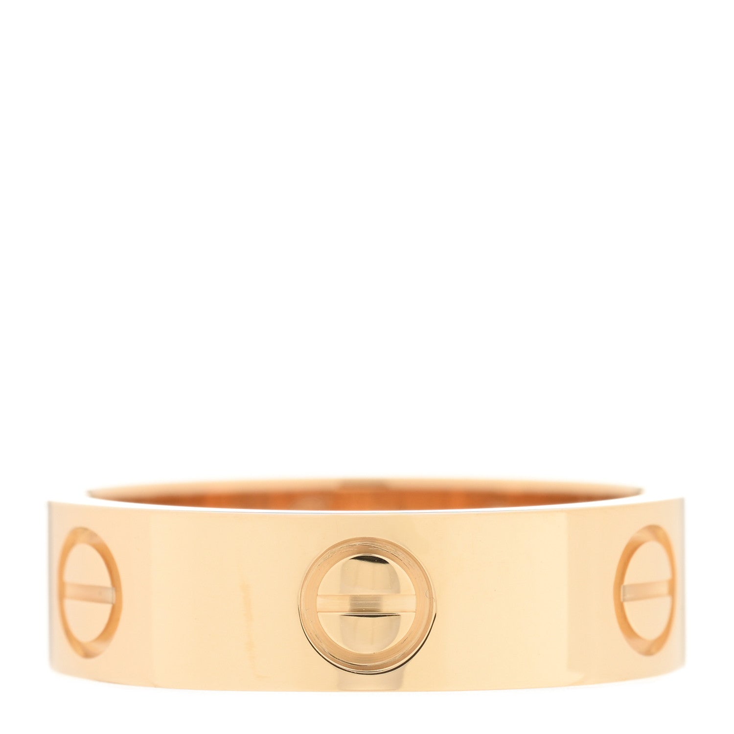Cartier 18K Yellow Gold 5.5mm LOVE Ring 54 6.75 1 of 5