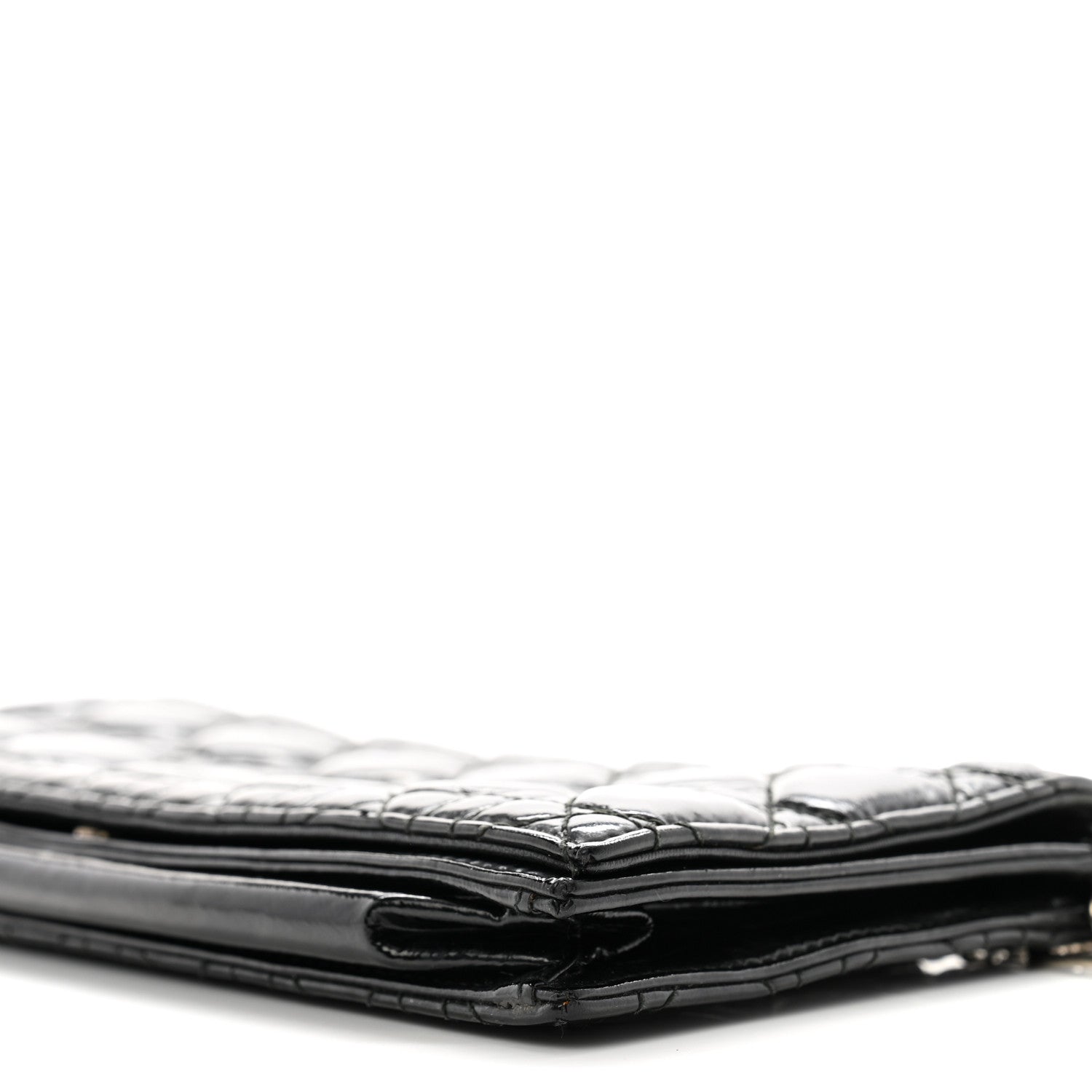 Christian Dior Patent Cannage Lady Dior Convertible Clutch Black 10 of 15