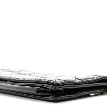 Christian Dior Patent Cannage Lady Dior Convertible Clutch Black 10 of 15