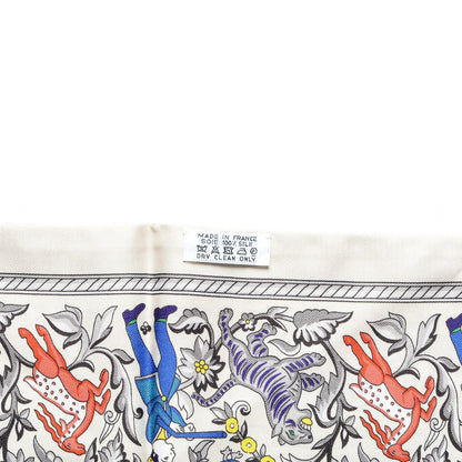 Hermes Silk Chasse En Inde Maxi Twilly 3 of 4