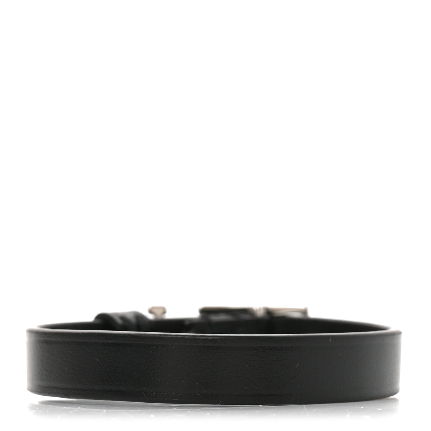Calfskin LV Skyline Bracelet 19 Black