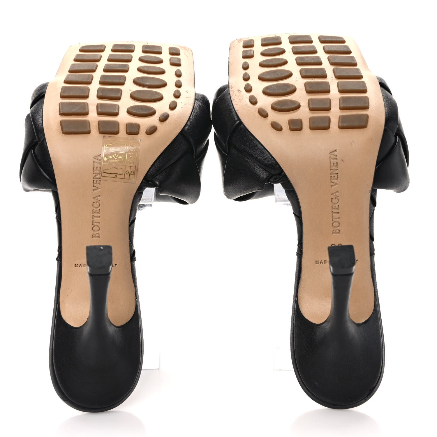 Bottega Veneta Nappa Maxi Intrecciato Lido Mule Sandals 36 Black 5 of 7