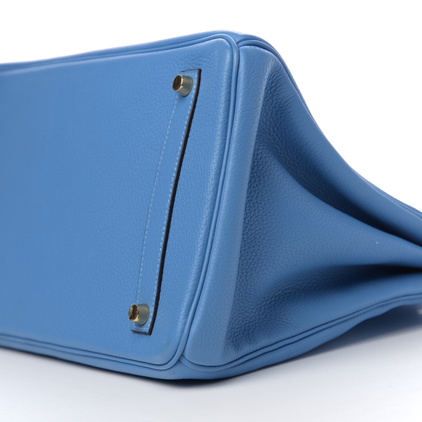 Taurillon Clemence Birkin 35 Bleu Paradis
