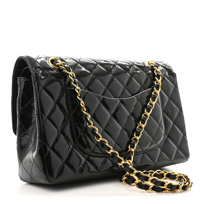 Chanel Patent Quilted Medium Double Flap Black 3 of 12