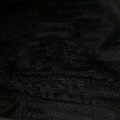 Prada Soft Calfskin Pleated Hobo Black 9 of 12