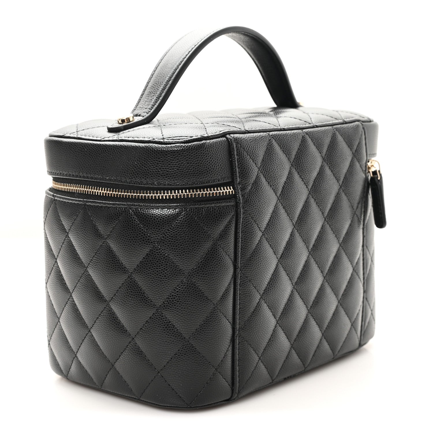 Chanel Caviar Quilted Large Vanity Pouch Black 3 of 7