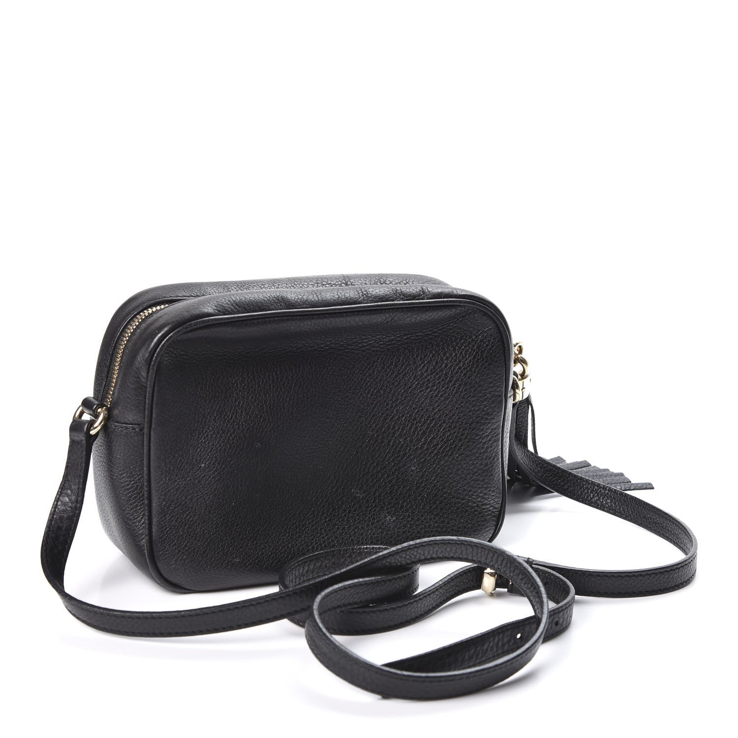 Gucci Pebbled Calfskin Small Soho Disco Bag Black 2 of 14