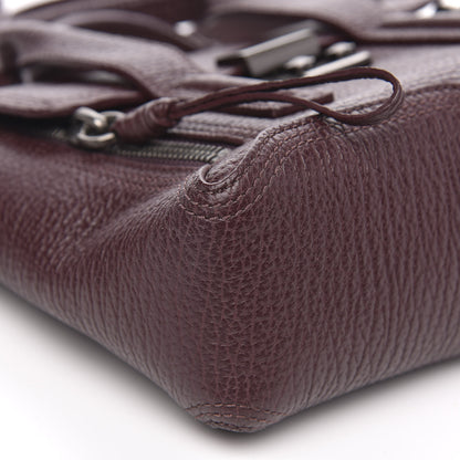 3.1 Phillip Lim 3.1 Textured Calfskin Mini Pashli Satchel Burgundy 9 of 10