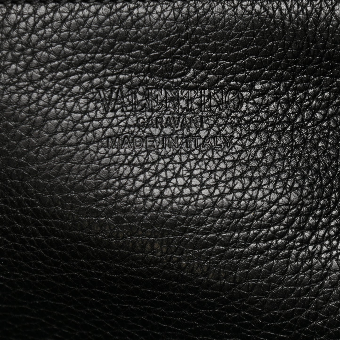 Pebbled Calfskin Small Rockstud Flip-Lock Messenger Bag Black