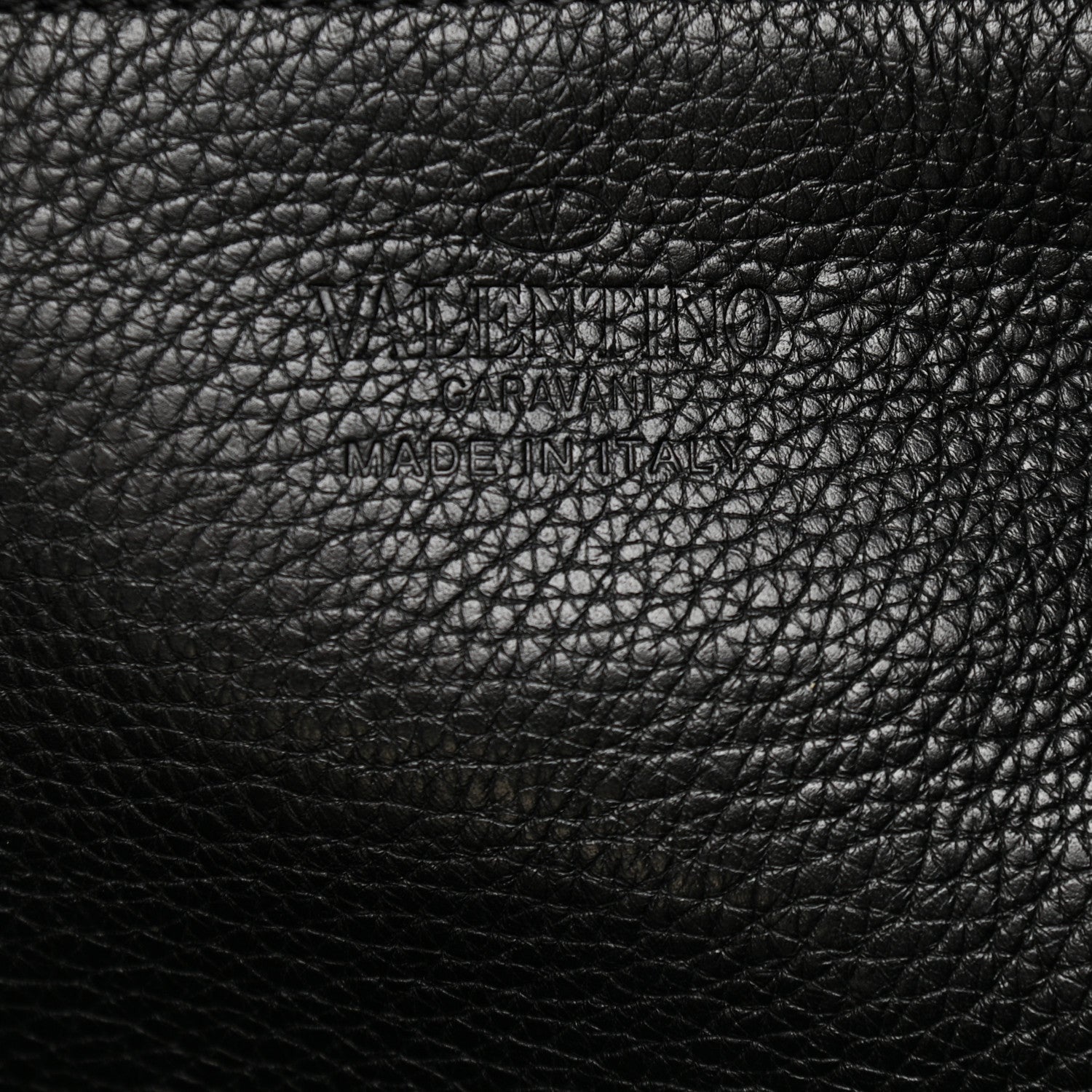 Valentino Garavani Pebbled Calfskin Small Rockstud Flip-Lock Messenger Bag Black 5 of 9