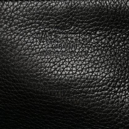 Valentino Garavani Pebbled Calfskin Small Rockstud Flip-Lock Messenger Bag Black 5 of 9