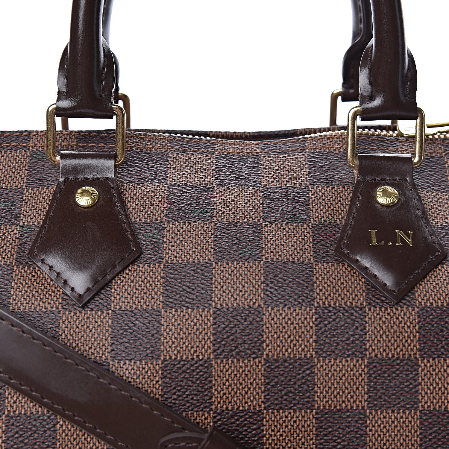 Louis Vuitton Damier Ebene Speedy Bandouliere 25 11 of 11