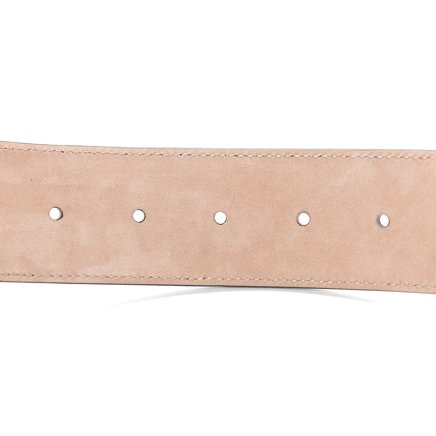 Nylon Calfskin Double G Web 40mm Belt 95 38 Green Red Cuir