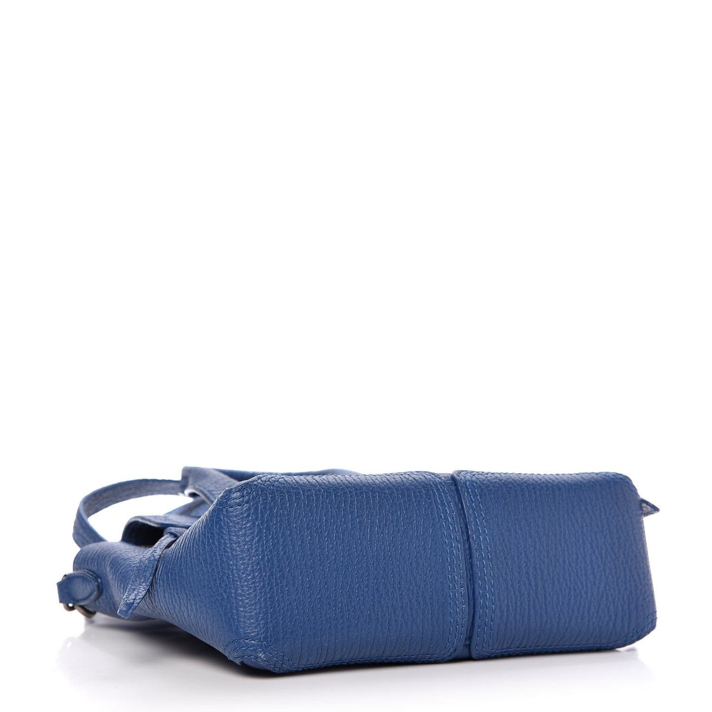 Textured Calfskin Mini Pashli Satchel Cobalt
