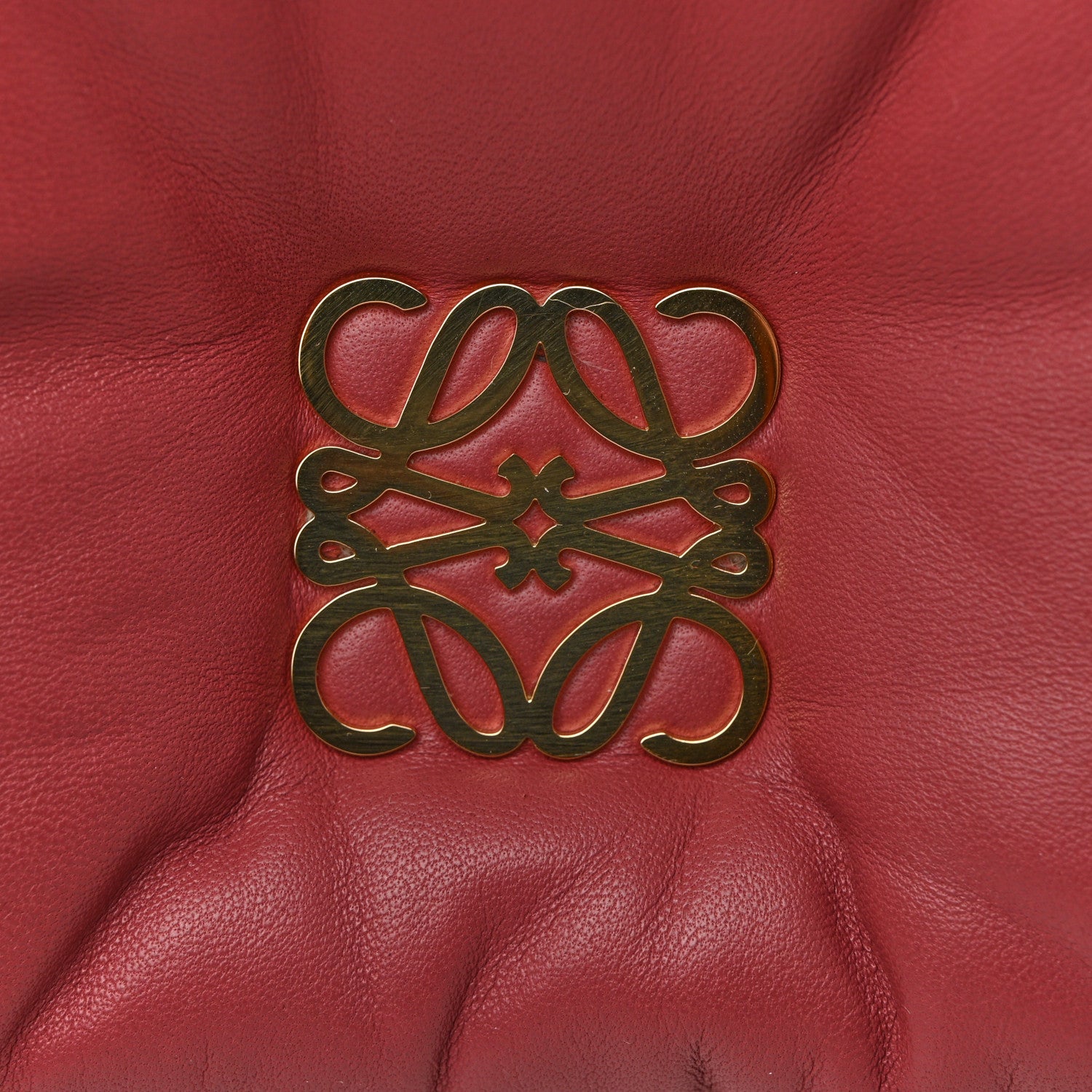 Loewe Lambskin Goya Puffer Bag Plumrose 11 of 13