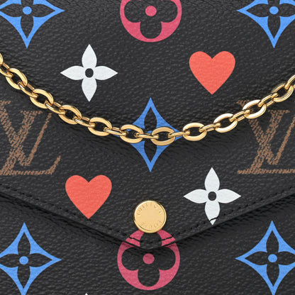 Louis Vuitton Game On Felicie Chain Wallet Black 9 of 12