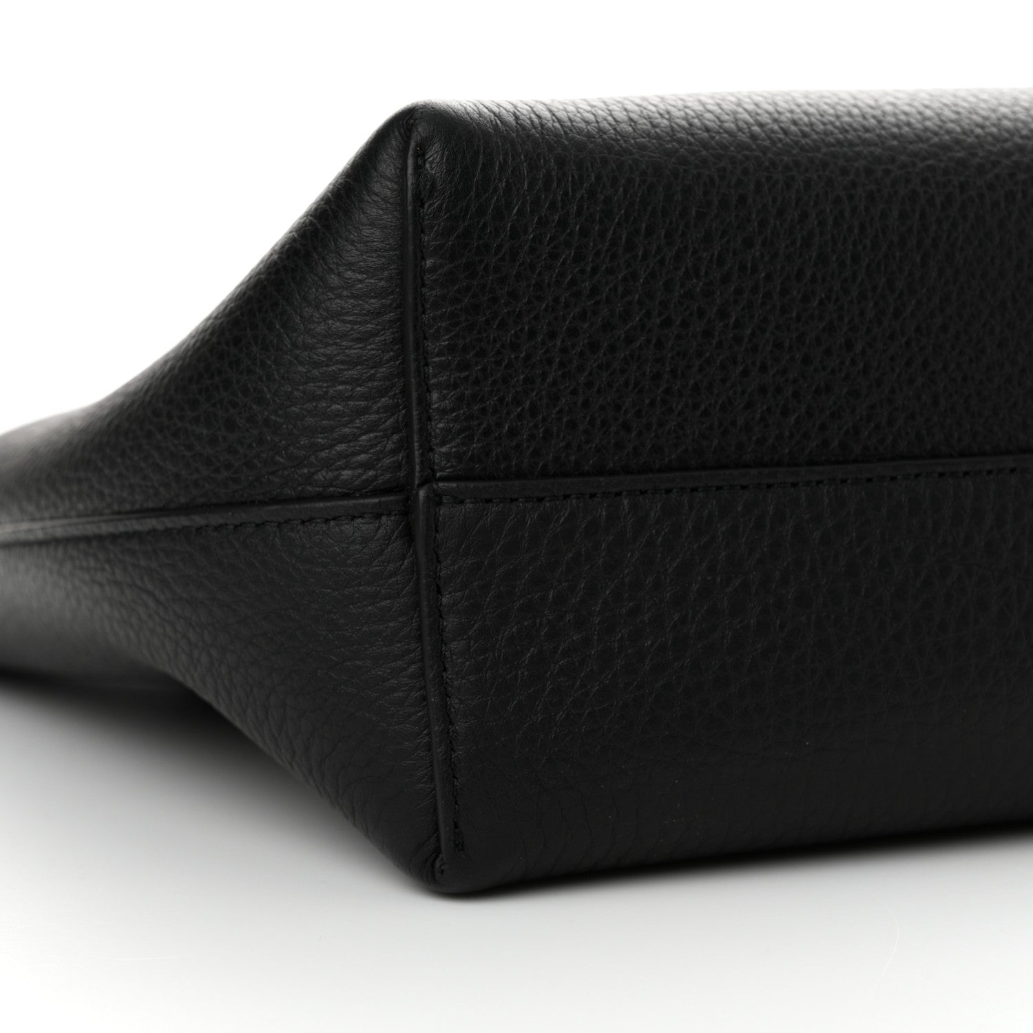 The Row Grained Calfskin Small Park Tote Black 9 of 11