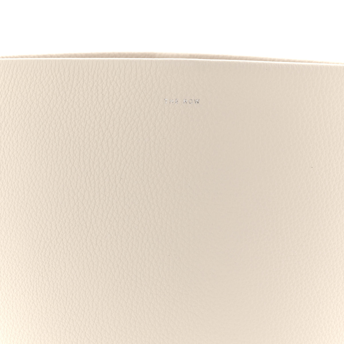Grained Calfskin Medium N/S Park Tote Ivory