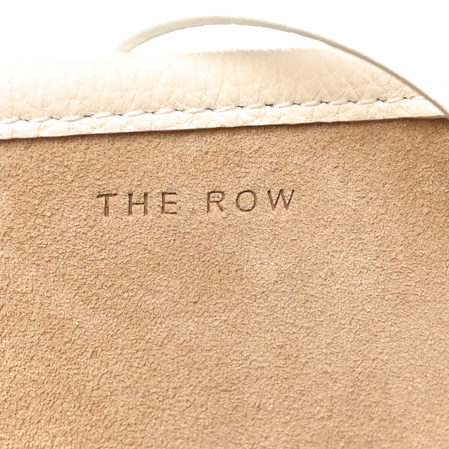 The Row Grained Calfskin Medium N/S Park Tote Ivory 6 of 10