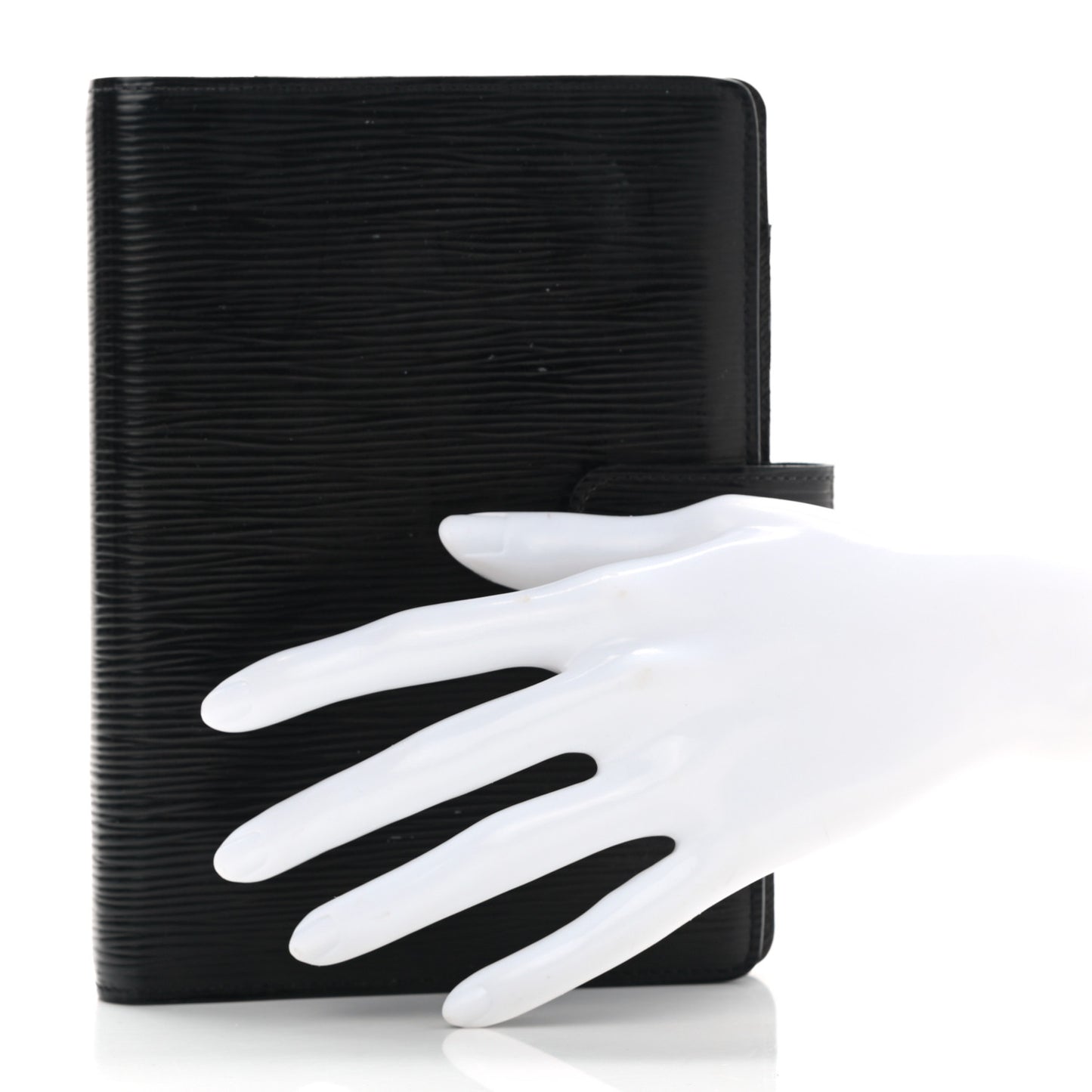 Epi Medium Ring Agenda Cover Black