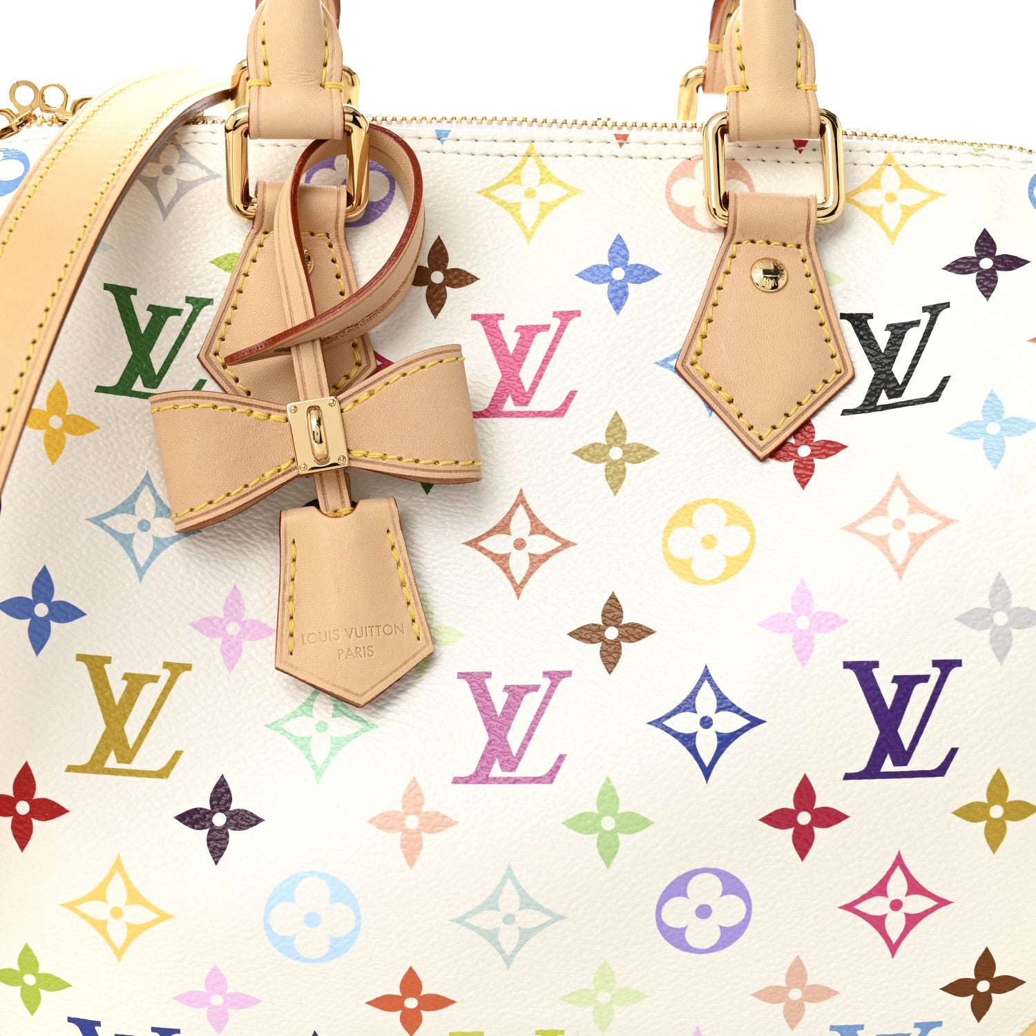 Louis Vuitton LV X TM Monogram Multicolor Speedy Bandouliere 25 White 7 of 9