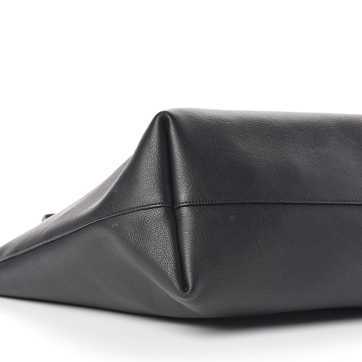 Saint Laurent Calfskin Large Shopping Tote Black 11 of 12