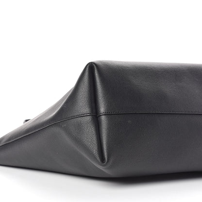 Saint Laurent Calfskin Large Shopping Tote Black 11 of 12