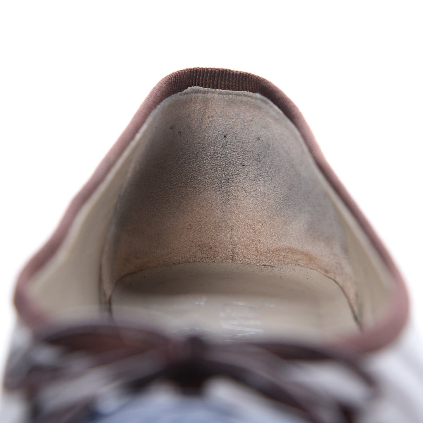 Patent CC Cap Toe Ballerina Flats 39 Navy Burgundy