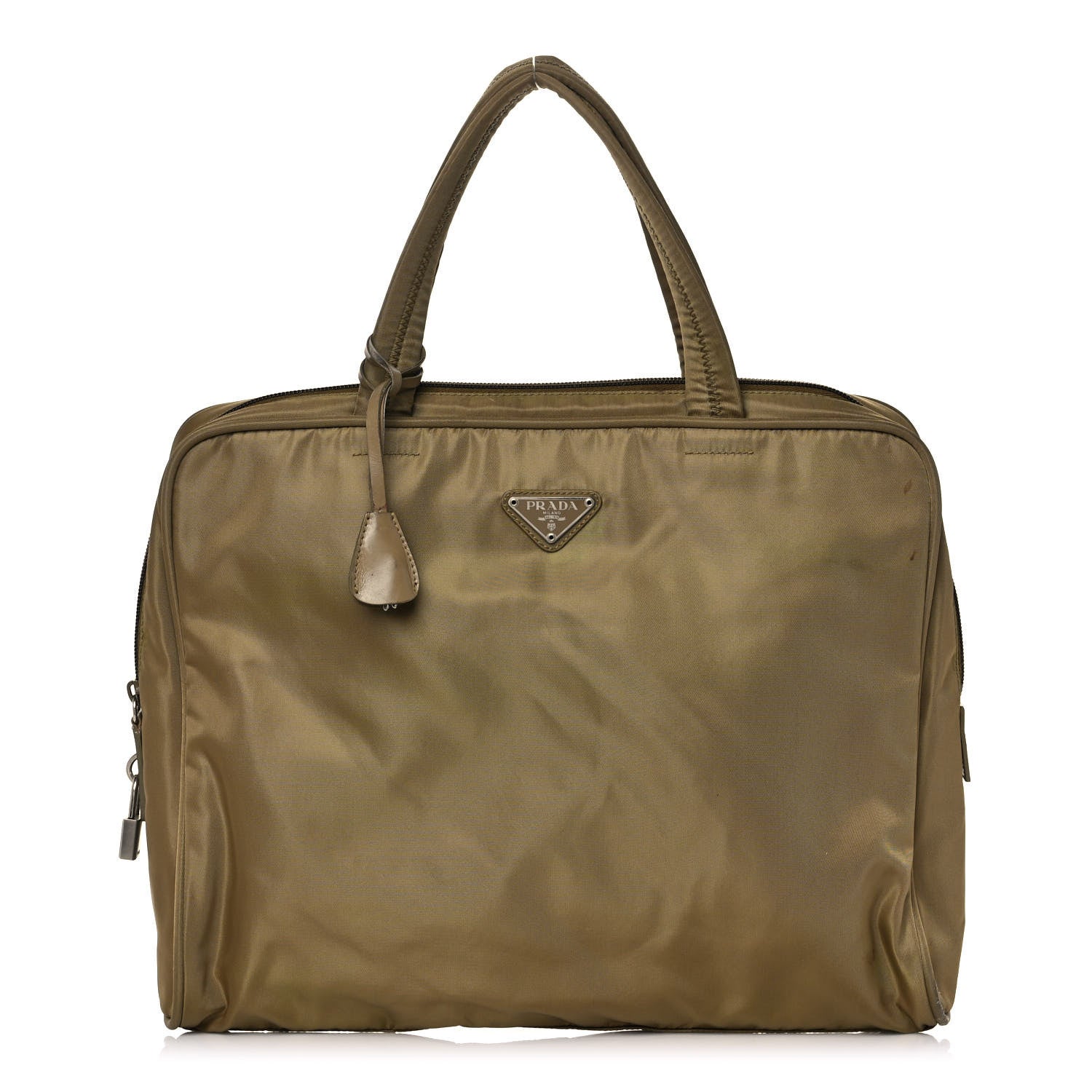 Prada Tessuto Nylon Shopping Tote Green 1 of 12