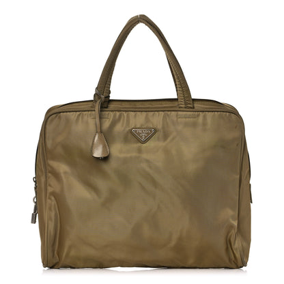 Prada Tessuto Nylon Shopping Tote Green 1 of 12