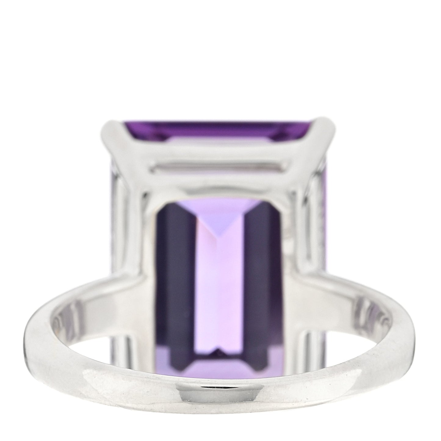 Sterling Silver Amethyst Sparklers Cocktail Ring 55 7.25