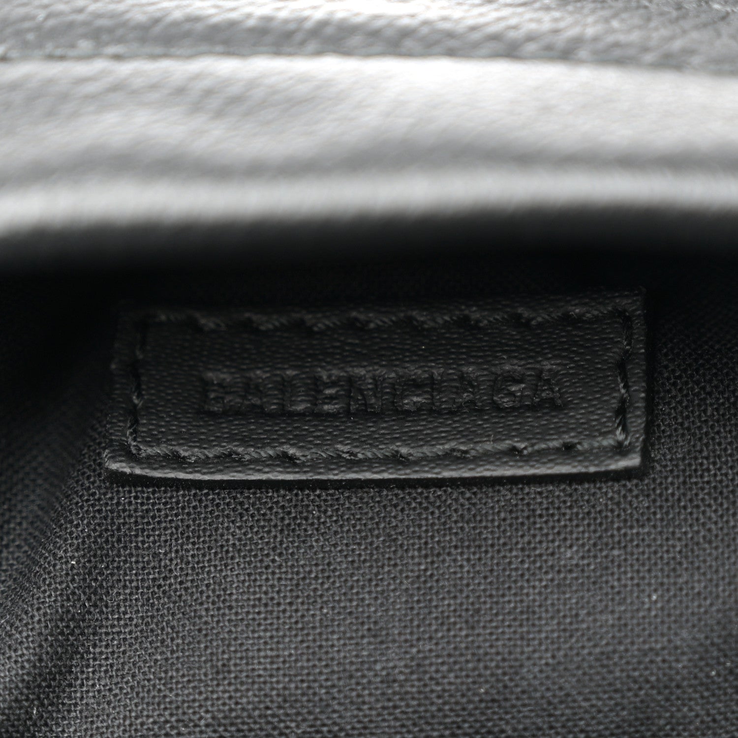 Balenciaga Grained Calfskin Mini Explorer Crossbody Backpack Black 6 of 10