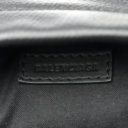 Balenciaga Grained Calfskin Mini Explorer Crossbody Backpack Black 6 of 10