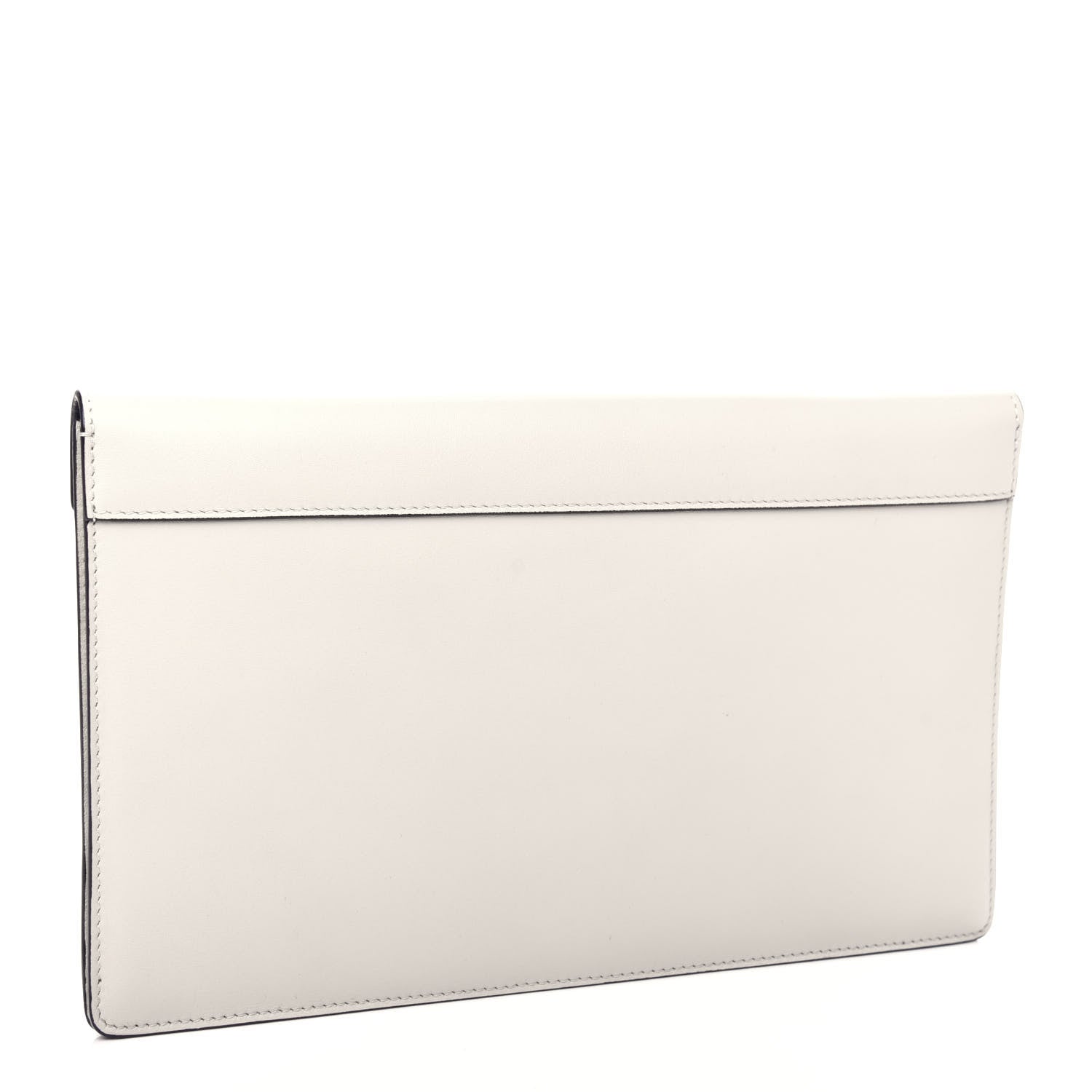 Celine Pony Hair Calfskin Diamond Compact Multifunction Wallet White 3 of 7