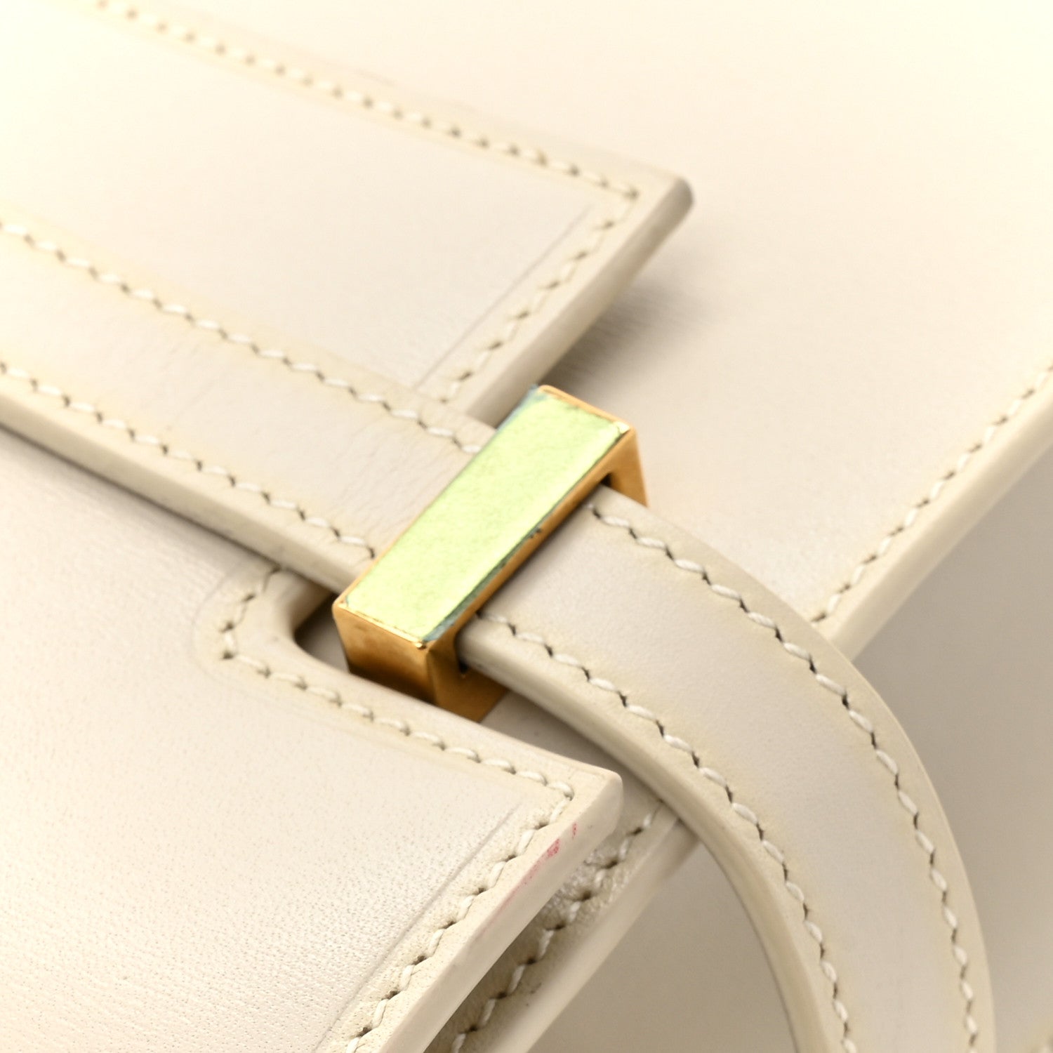 Saint Laurent Smooth Calfskin Manhattan Shoulder Bag Crema Soft 14 of 14