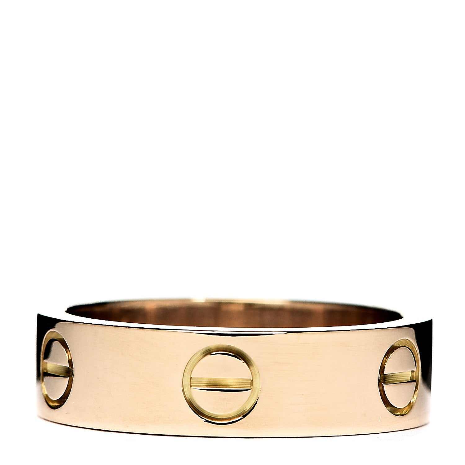 Cartier 18K Yellow Gold 5.5mm LOVE Ring 56 7.5 2 of 5
